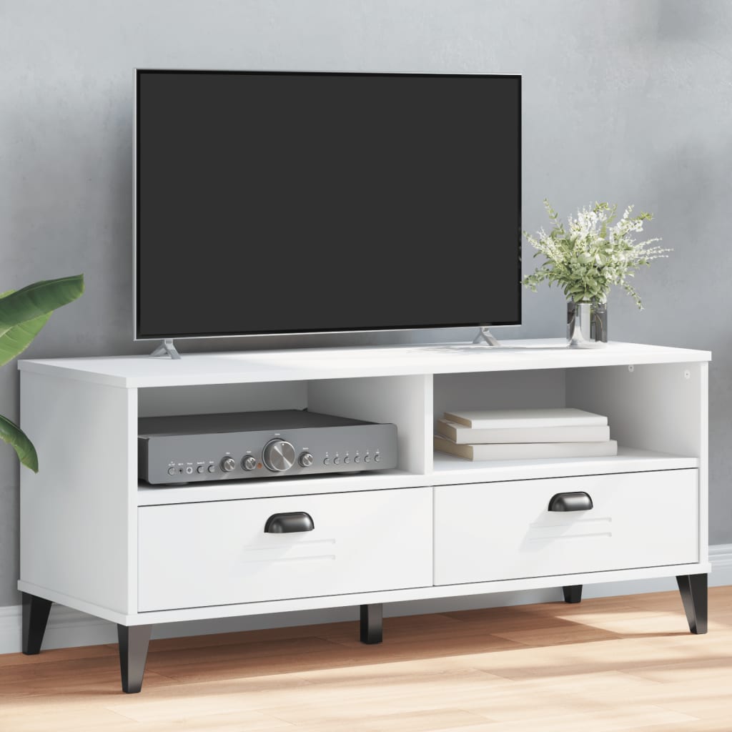 TV Cabinet "VIKEN" White Engineered Wood
