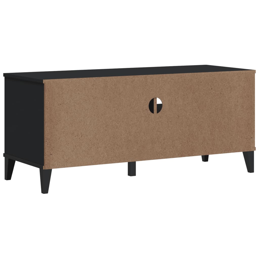 TV Cabinet "VIKEN" Black Engineered Wood
