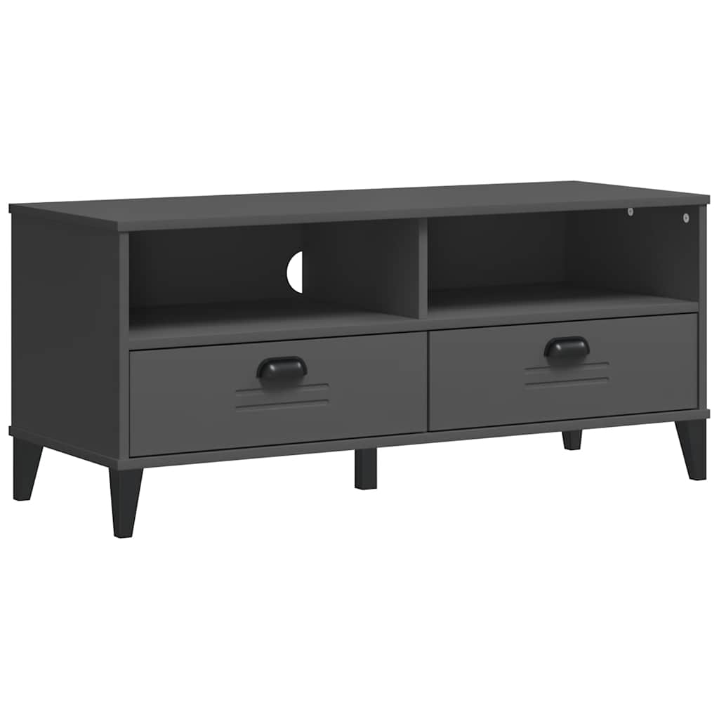 TV Cabinet "VIKEN" Anthracite Grey Engineered Wood