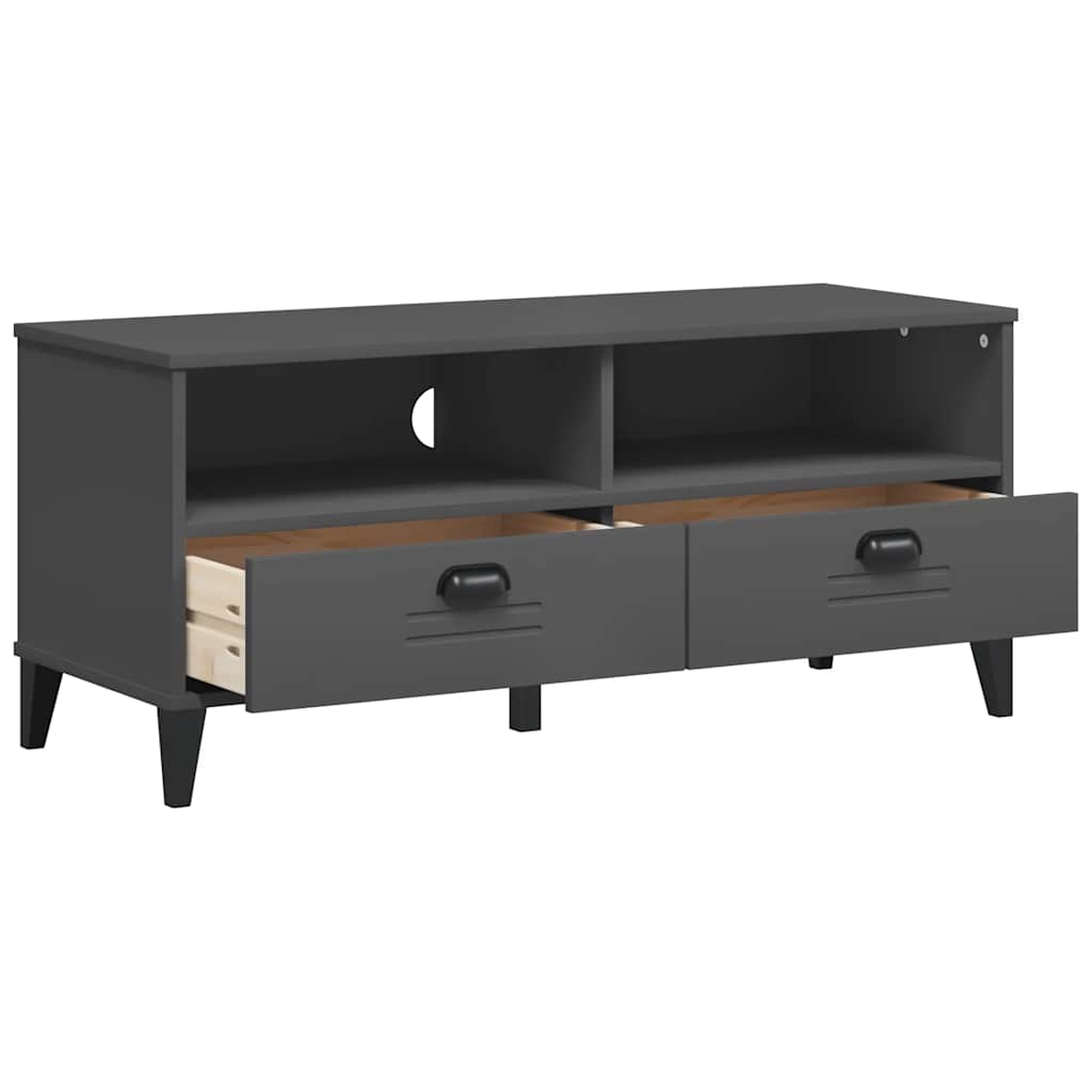 TV Cabinet "VIKEN" Anthracite Grey Engineered Wood