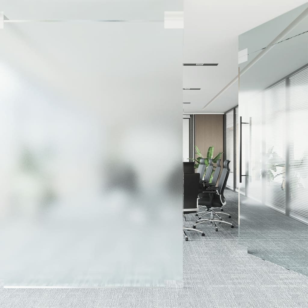 vidaXL Window Film Static Frosted Transparent Grey 60x500 cm PVC