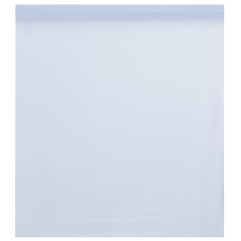 vidaXL Window Film Static Frosted Transparent White 45x2000 cm PVC