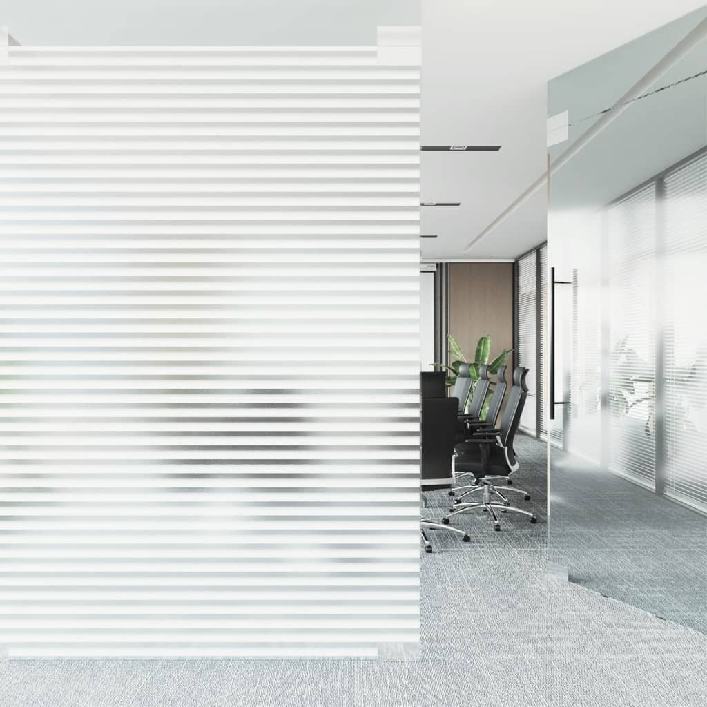 vidaXL Window Film Frosted Blinds Pattern 45x500 cm PVC