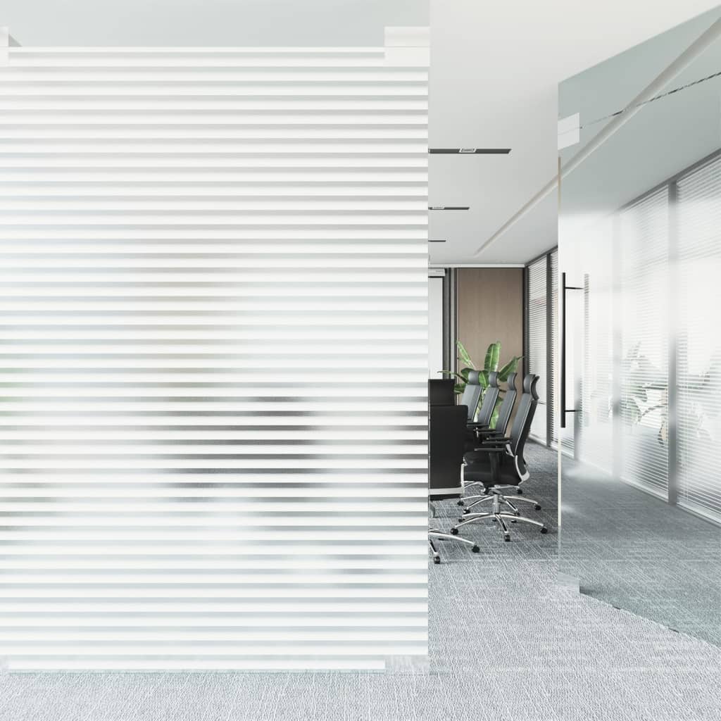 vidaXL Window Film Frosted Blinds Pattern 90x500 cm PVC