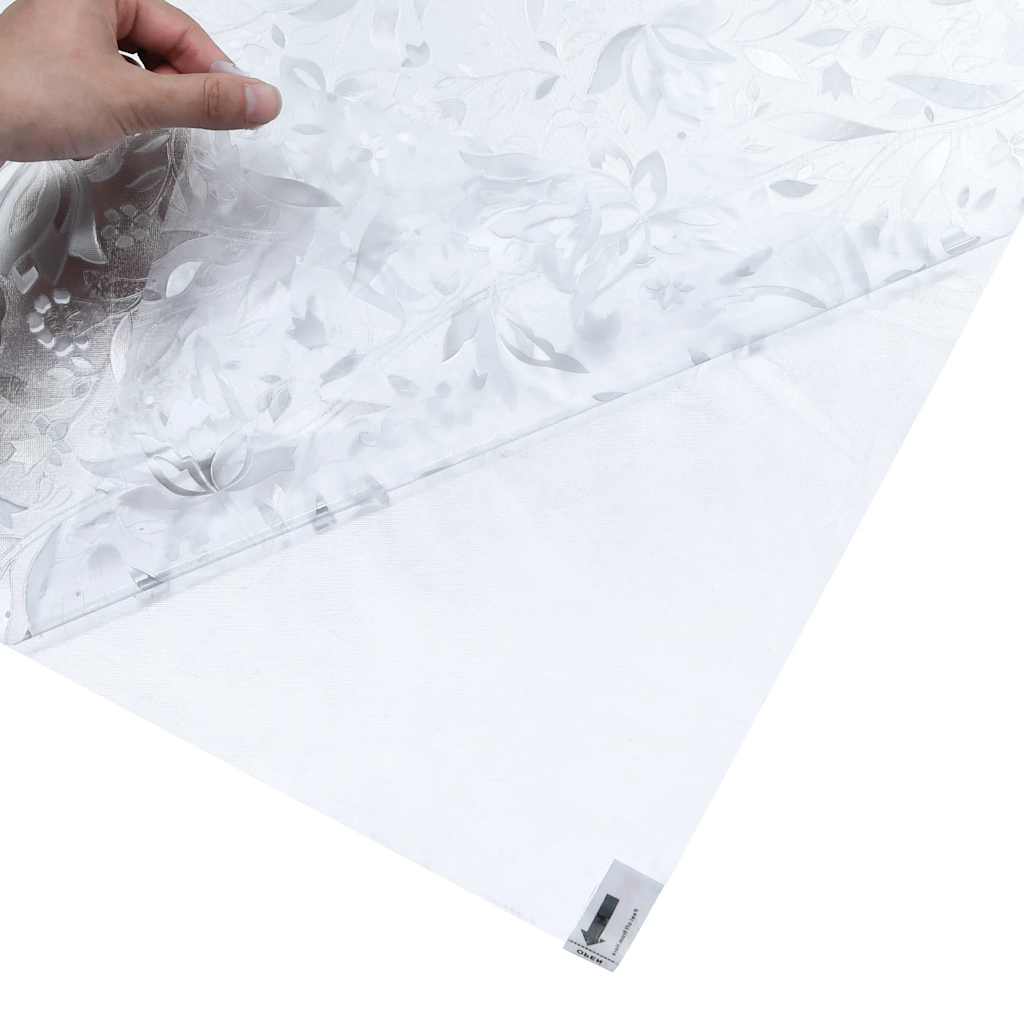 Window Film Frosted Flower Pattern 90x500 cm PVC