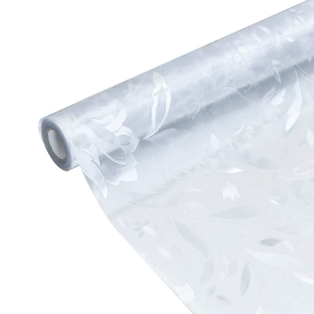 Window Film Frosted Flower Pattern 90x500 cm PVC