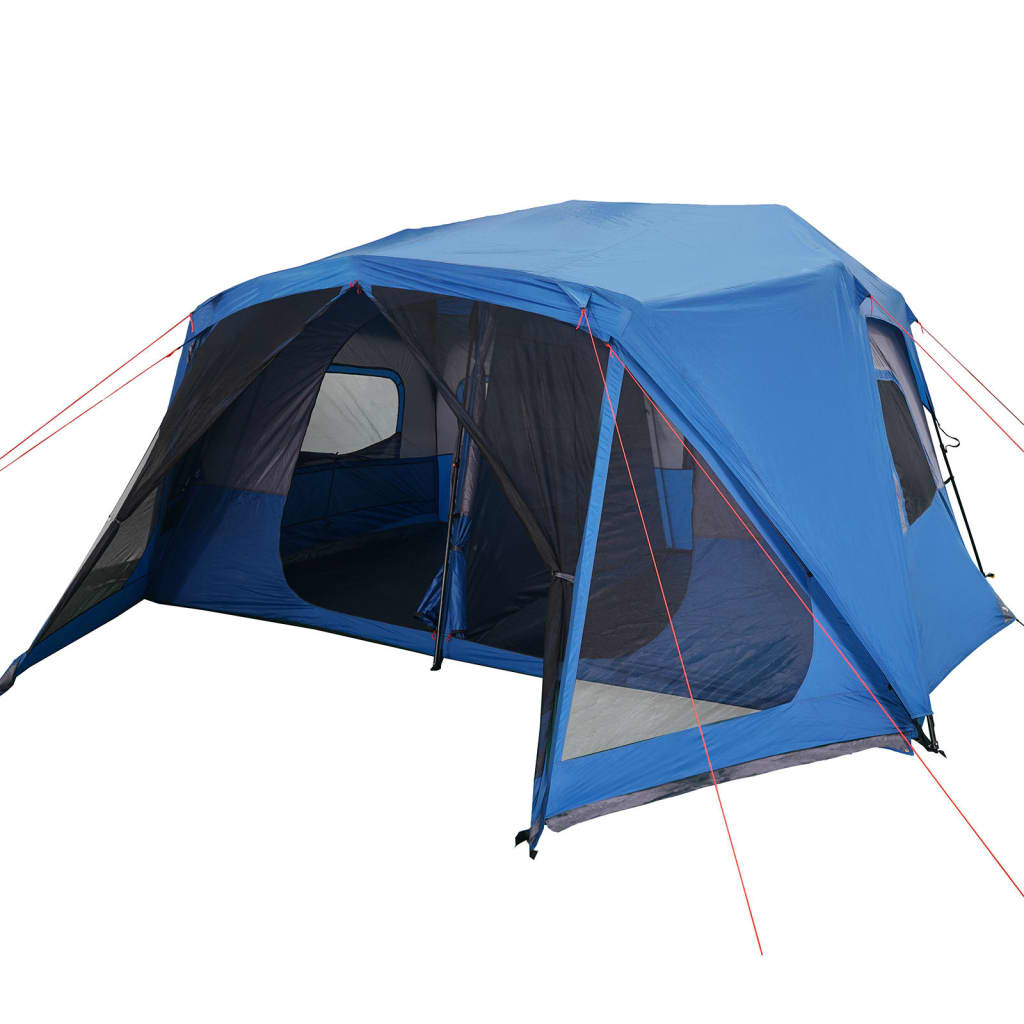 vidaXL Family Tent 10-Person Blue Quick Release Waterproof