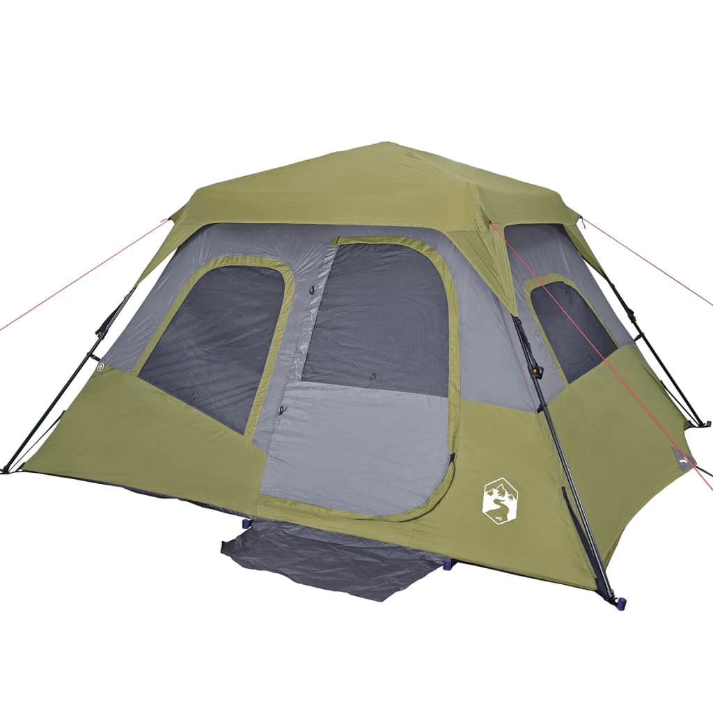 vidaXL Family Tent 6-Person Blue Quick Release Waterproof