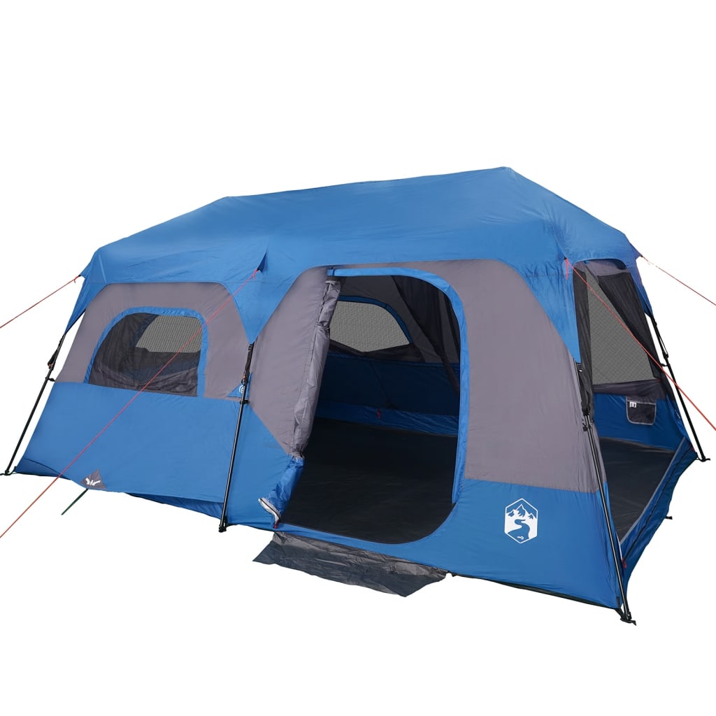 vidaXL Family Tent 9-Person Green Quick Release Waterproof