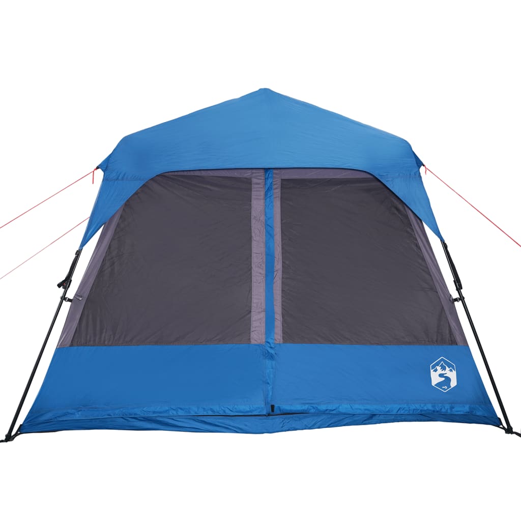 vidaXL Family Tent 9-Person Green Quick Release Waterproof