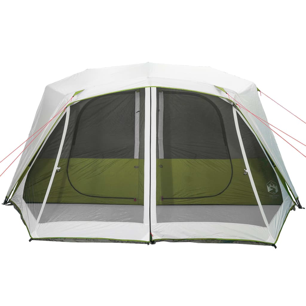 vidaXL Family Tent with LED 10-Person Light Blue Quick Release