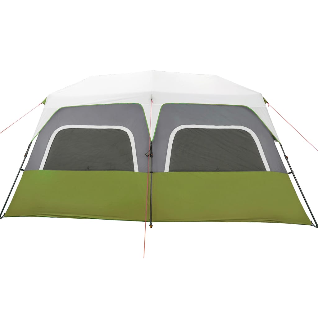 vidaXL Family Tent with LED 10-Person Light Blue Quick Release