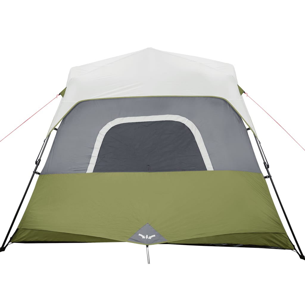 vidaXL Family Tent with LED 6-Person Light Blue Quick Release