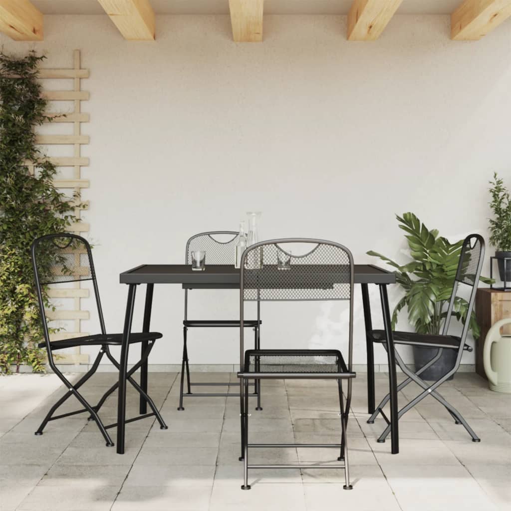 Garden Dining Set | Anthracite | Expanded metal mesh with e-coating