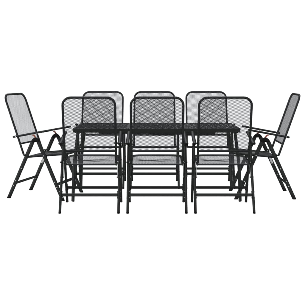 Garden Dining Set | Anthracite | Expanded Metal Mesh with E-coating