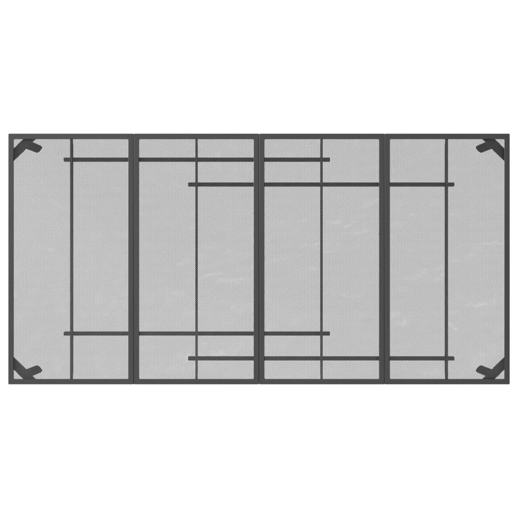 Garden Dining Set | Anthracite | Metal mesh with e-coating finish | Large