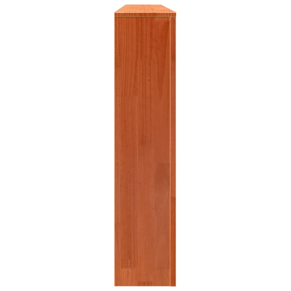 Radiator Cover Wax Brown 169x19x84 cm Solid Wood Pine