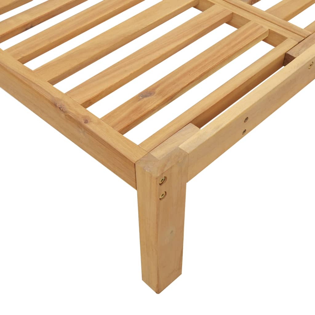 Pallet Corner Sofa | Natural | Solid Acacia wood | 133 x 92 x 69 cm