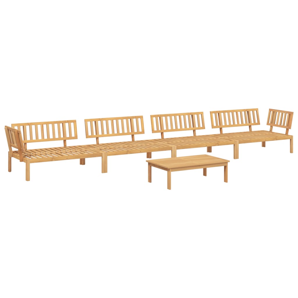 vidaXL 5 Piece Garden Pallet Sofa Set Solid Wood Acacia