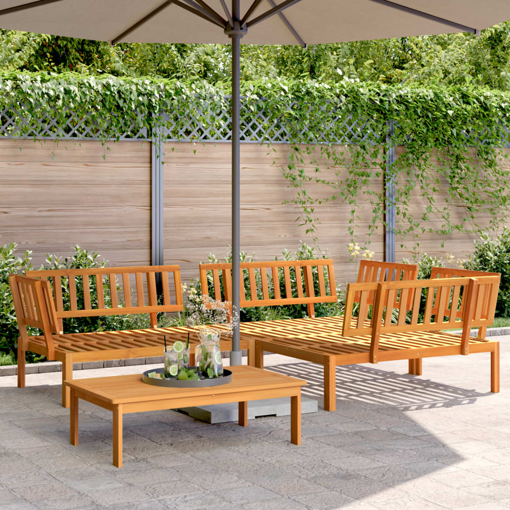Pallet Sofa Set | Oiled Wood | Solid Acacia wood with an oil finish