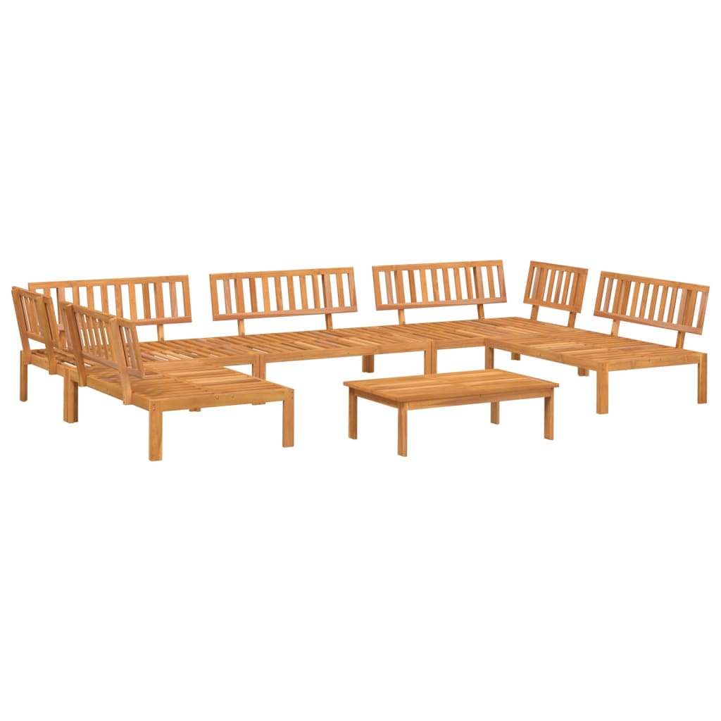 Pallet Sofa Set | Natural Wood | Solid acacia wood | Large | Modular