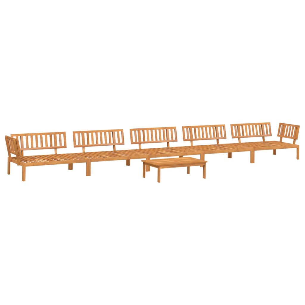 Pallet Sofa Set | Natural Wood | Solid Acacia wood | Large | Modular