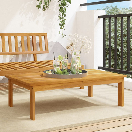 vidaXL Garden Table 100x60x30 cm Solid Wood Acacia