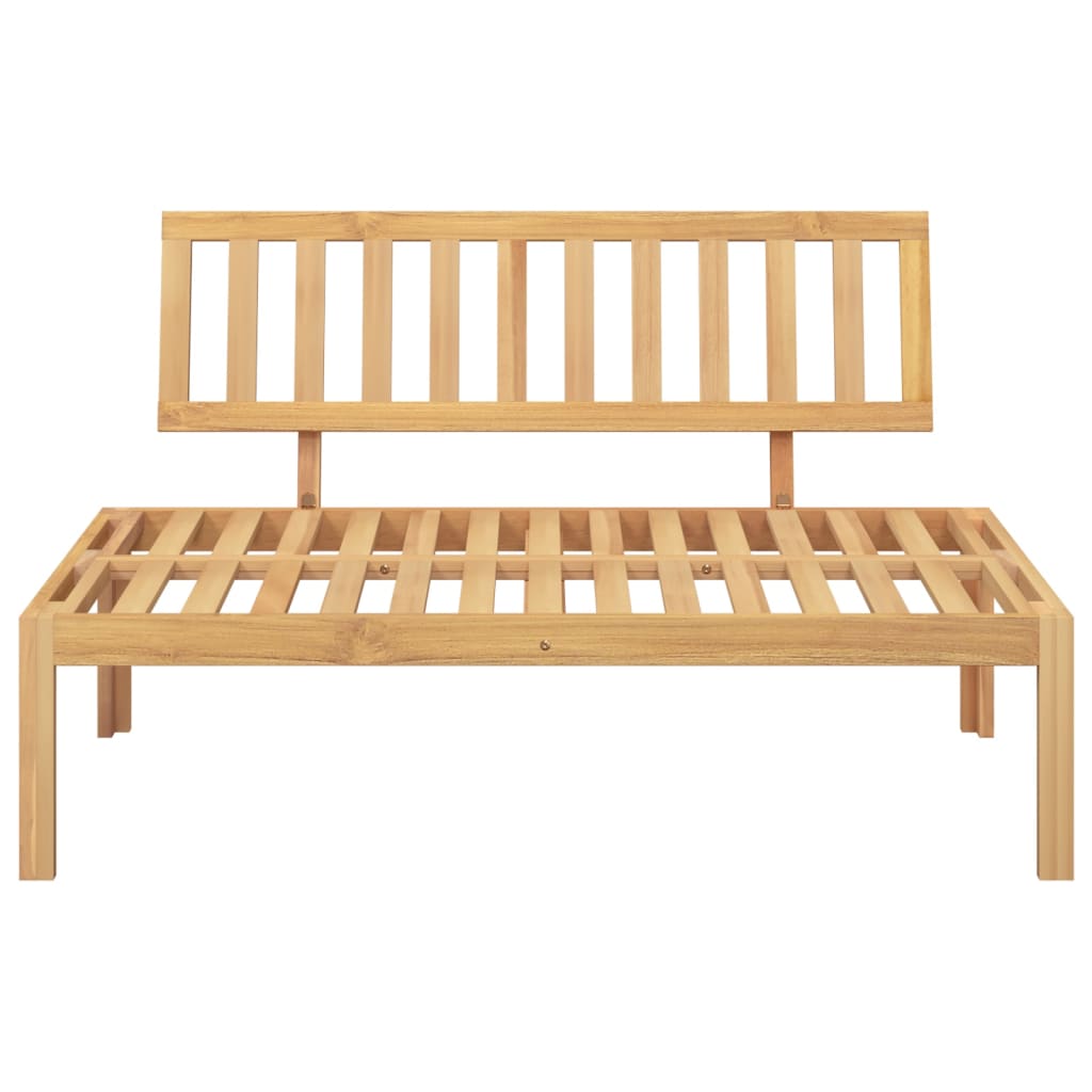 vidaXL Garden Pallet Middle Sofa Solid Wood Acacia