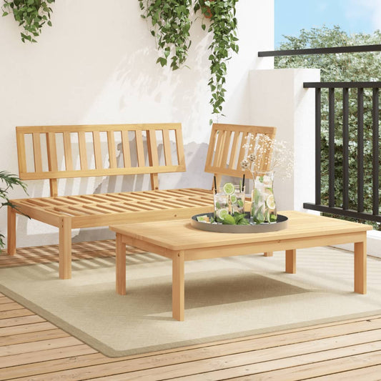 vidaXL Garden Pallet Sofa Set 2 pcs Solid Wood Acacia