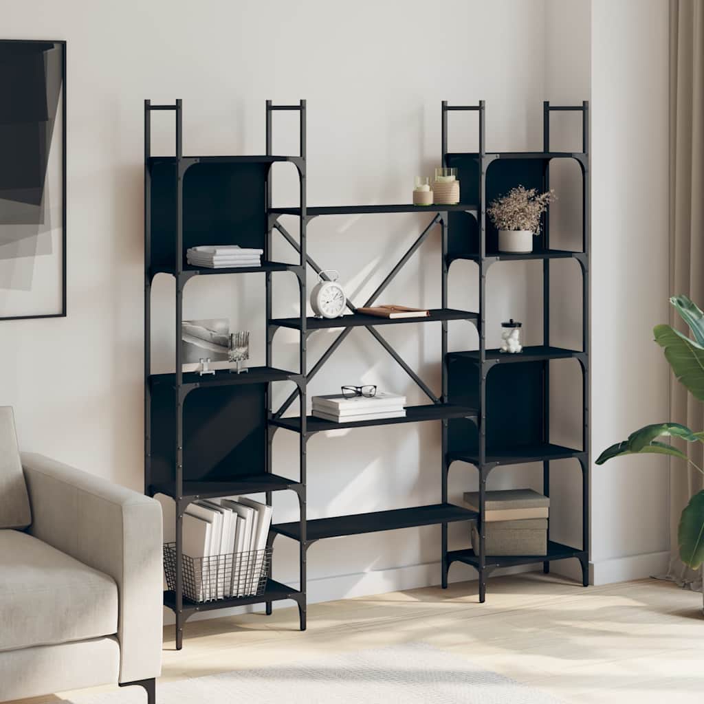 Bookshelf | Black | Engineered wood | Large | Bookshelf | Rectangular