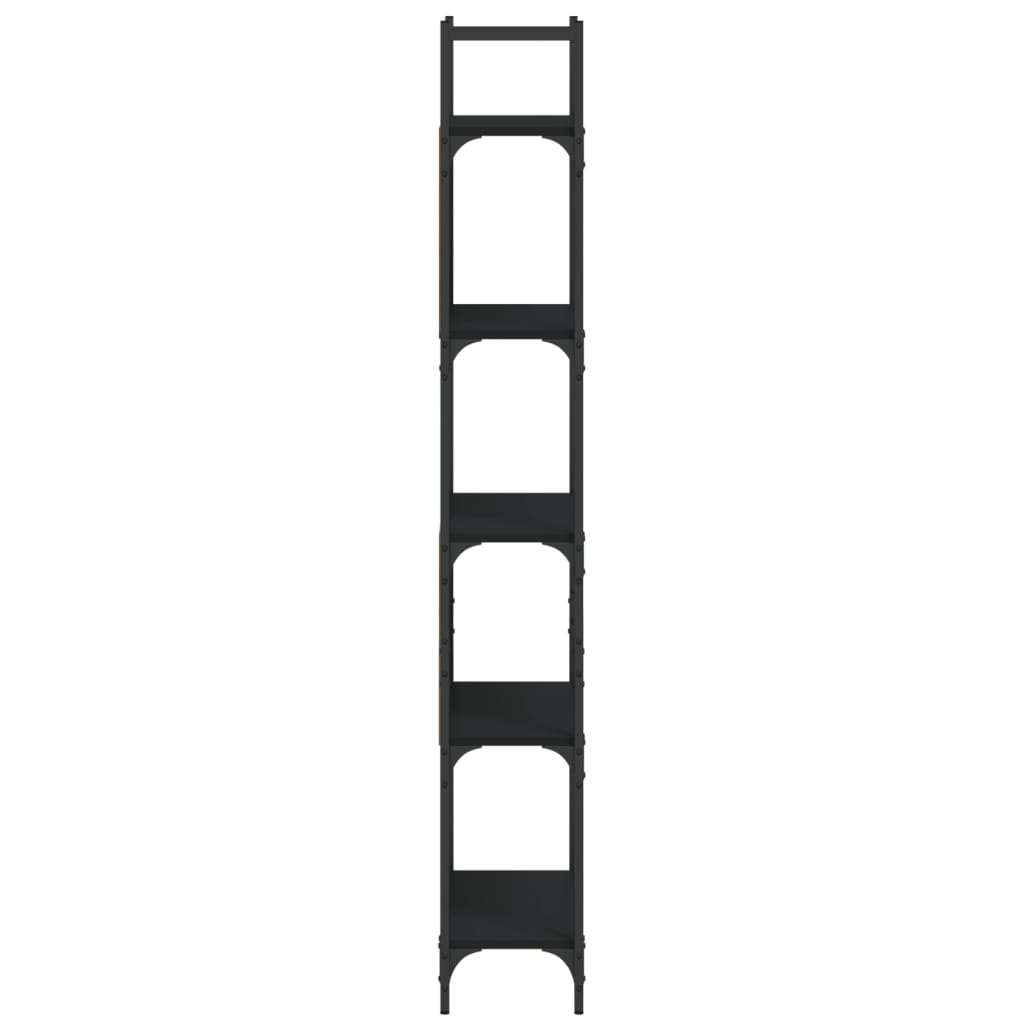 Bookshelf | Black | Engineered wood | Tall | Bookshelf | Rectangular