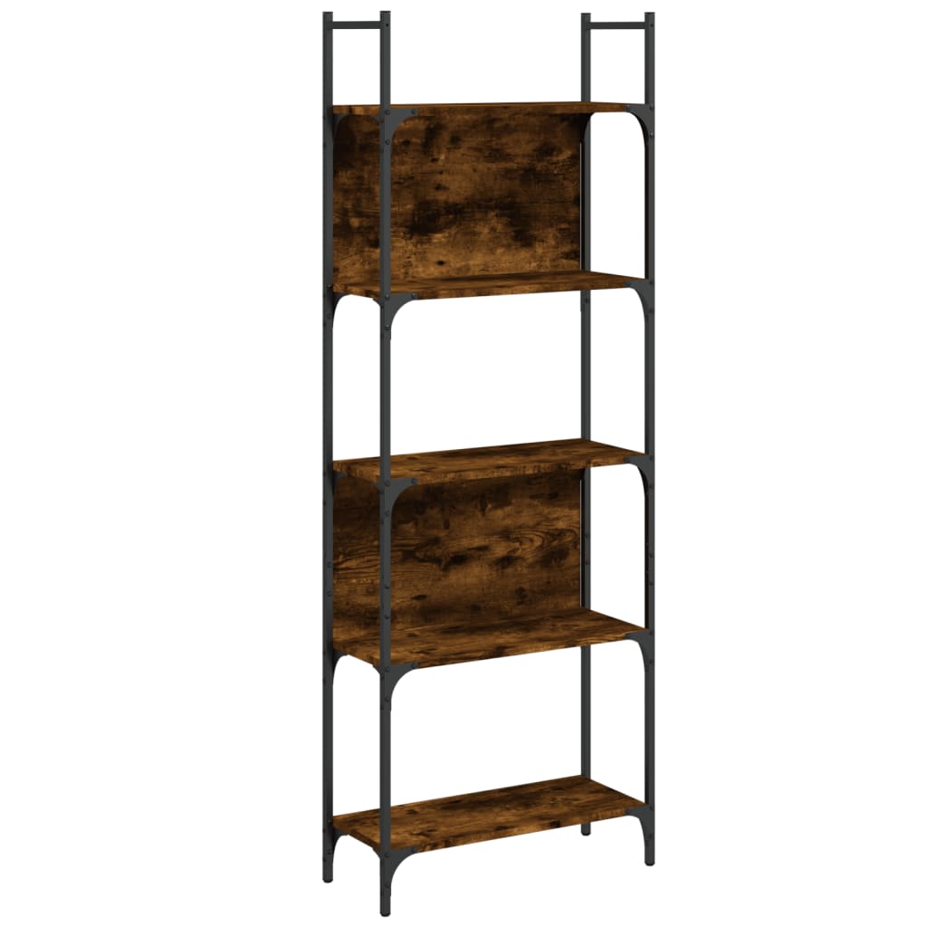 Bookshelf | Smoked Oak | Engineered wood | Tall | Bookshelf | Rectangular
