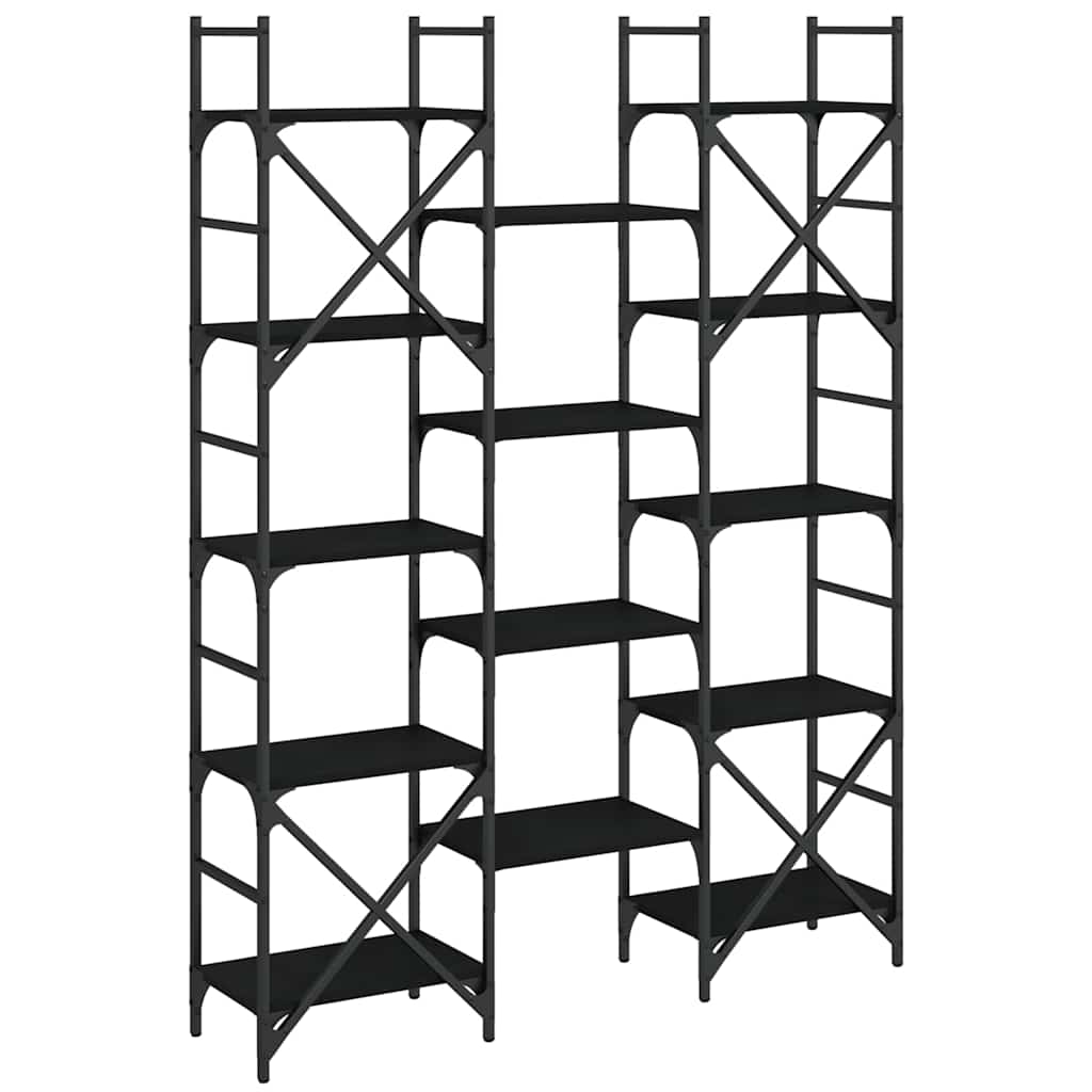 Bookshelf | Black | Engineered wood | Large | Bookshelf | Rectangular