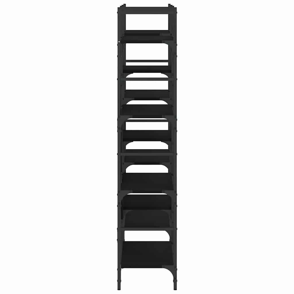 Bookshelf | Black | Engineered Wood | Tall | Bookshelf | Rectangular