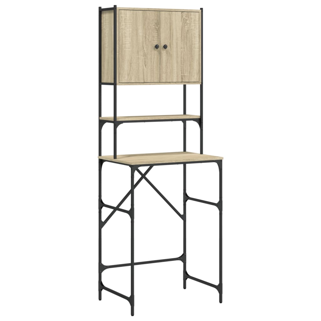 Washing Machine Cabinet Sonoma Oak 68x48,5x194 cm