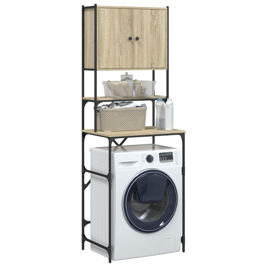 vidaXL Washing Machine Cabinet Sonoma Oak 68x48.5x194 cm