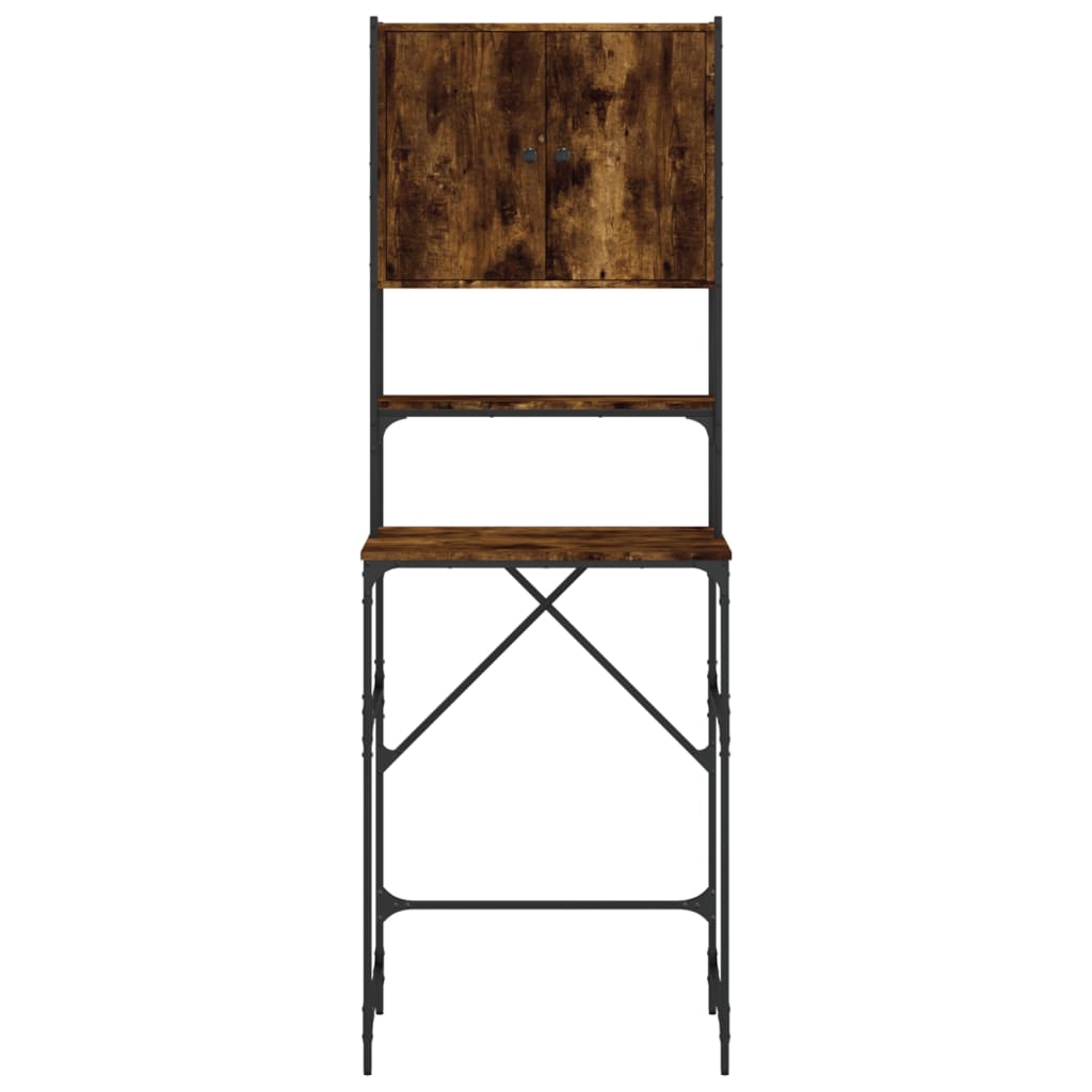 Washing Machine Cabinet Smoked Oak 68x48,5x194 cm