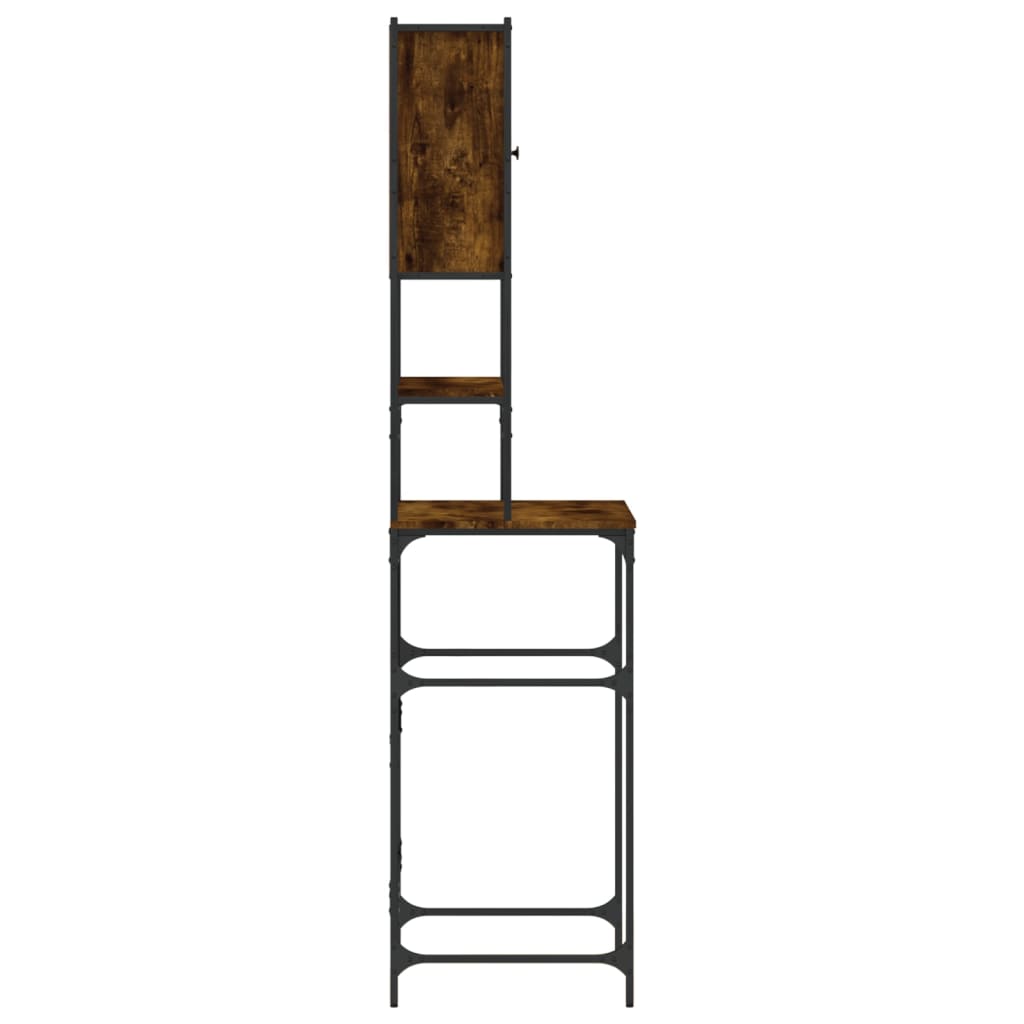Washing Machine Cabinet Smoked Oak 68x48,5x194 cm