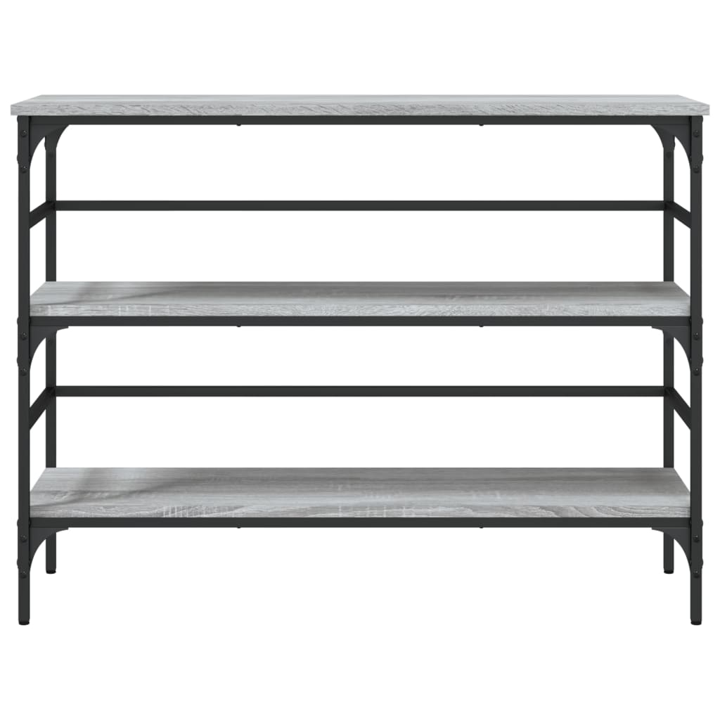 Console Table Grey Sonoma 100x32x75 cm Engineered Wood