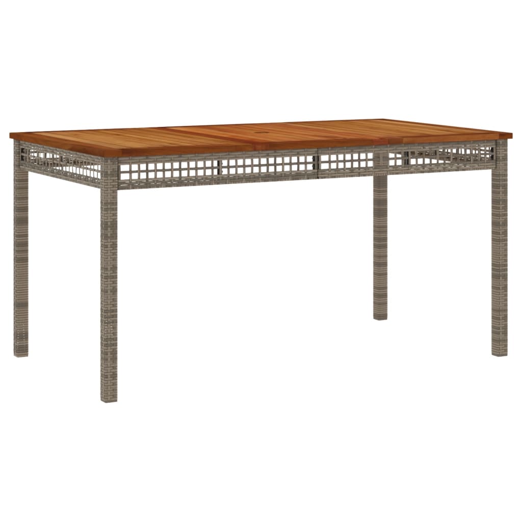 Garden Dining Set | Grey | PE rattan | Medium | Durable