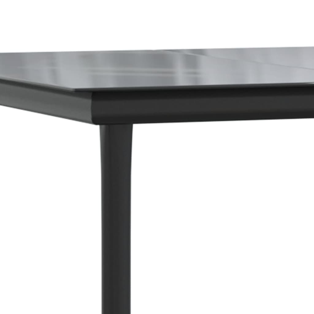 Garden Dining Set | Black, Cream White