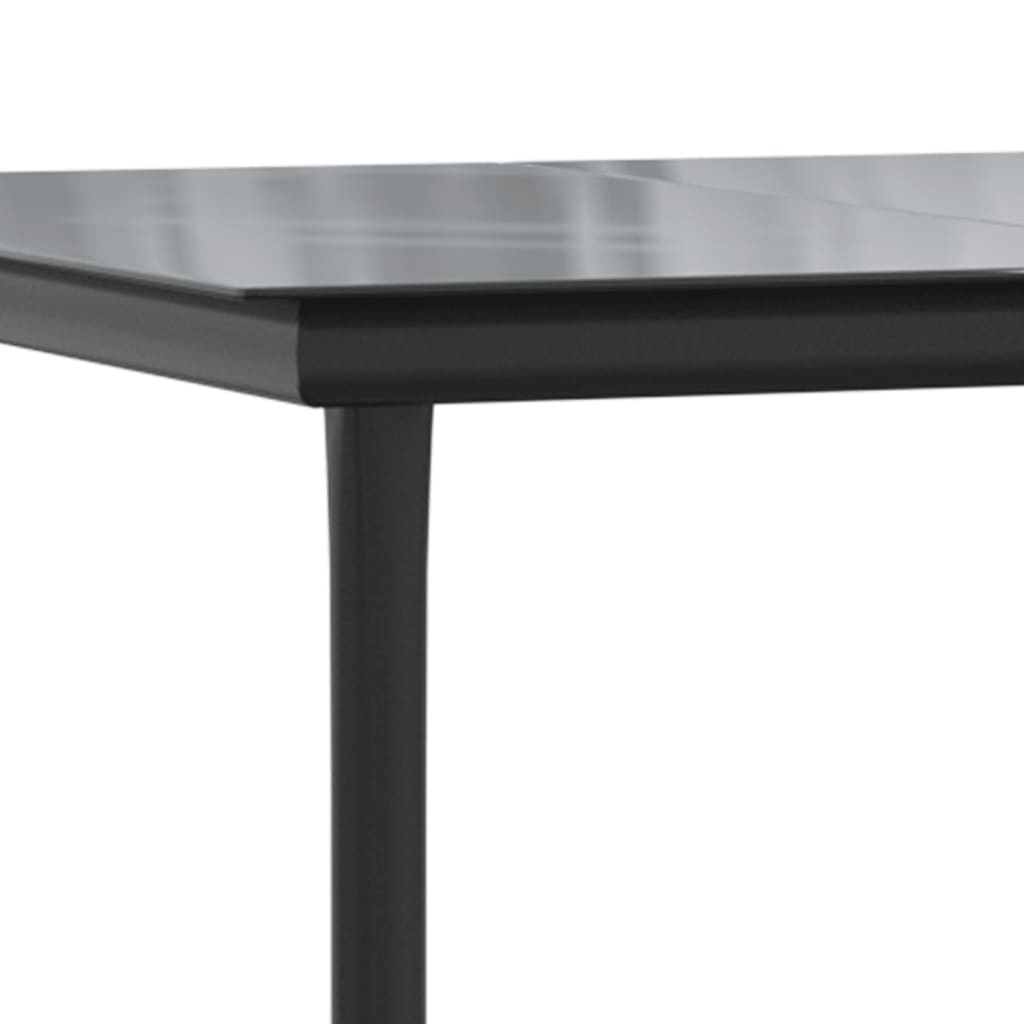 Garden Dining Set | Black, Cream White