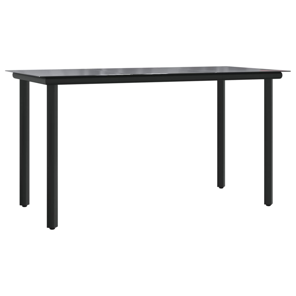 Garden Dining Set | Black, Cream White