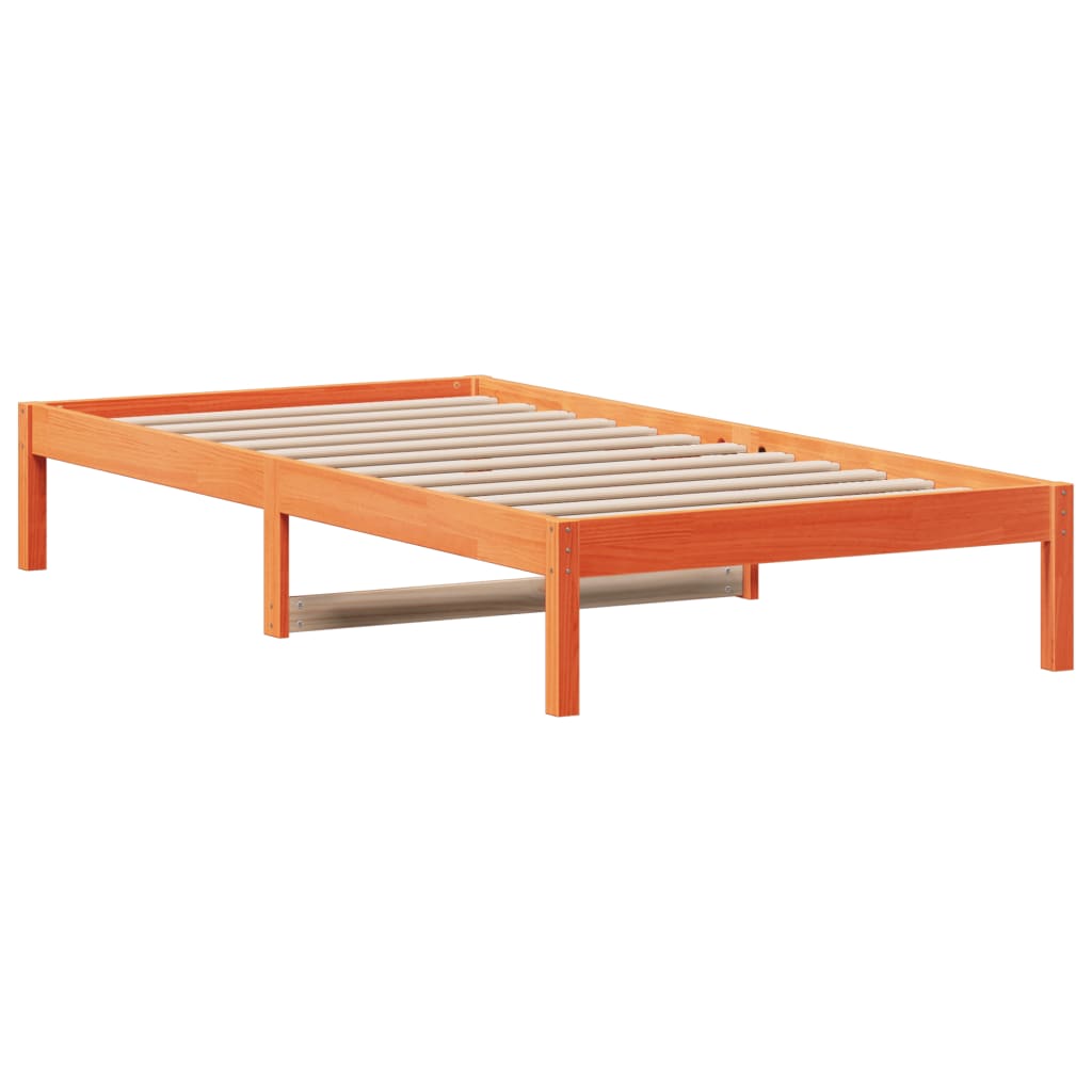 vidaXL Day Bed without Mattress Wax Brown 80x200 cm Solid Wood Pine