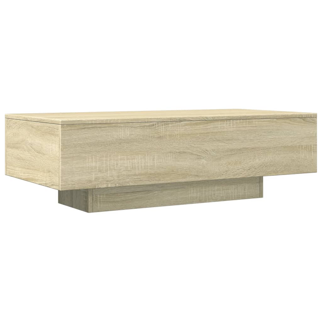 vidaXL Coffee Table Sonoma Oak 100x49.5x31 cm Engineered Wood