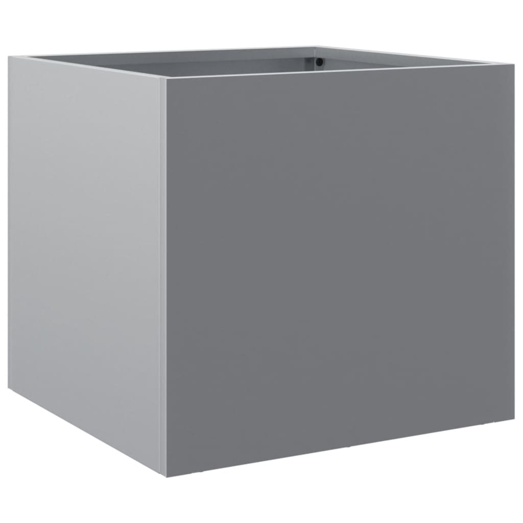 vidaXL Planter Silver 32x30x29 cm Galvanised Steel