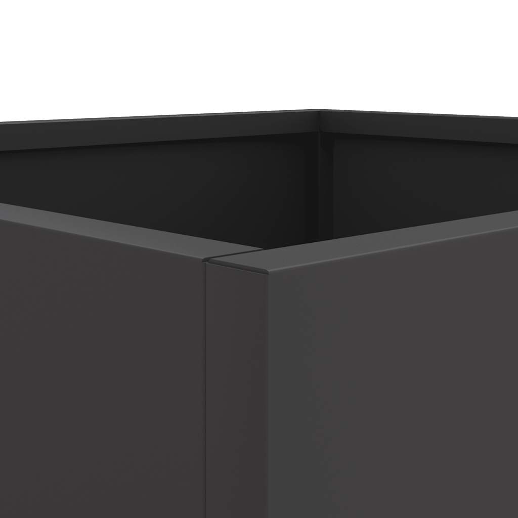 Planter Black 42x40x39 cm Steel