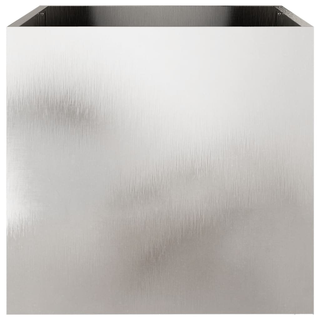 vidaXL Planter Silver 49x47x46 cm Stainless Steel