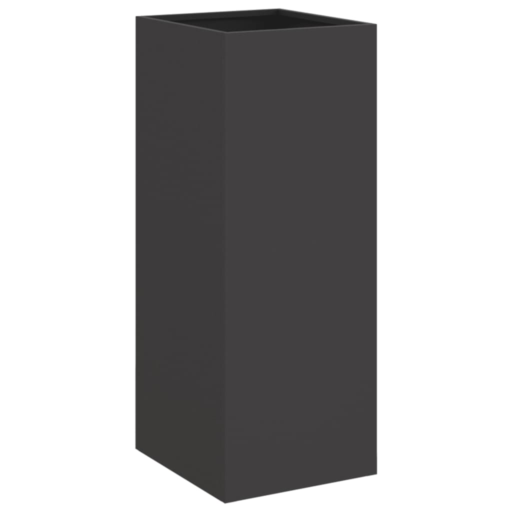 vidaXL Planter Black 32x29x75 cm Steel