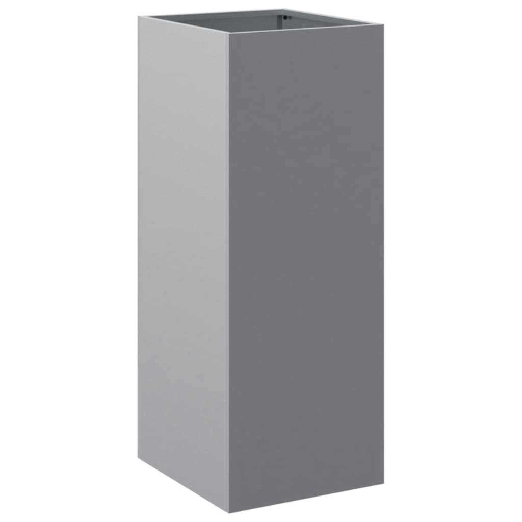 vidaXL Planter Silver 32x29x75 cm Galvanised Steel